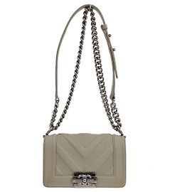 Chanel Boy Flap Chevron Lambskin Old Medium