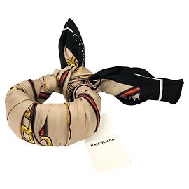 Bracelete Bangle de seda BALENCIAGA 594312 Bege