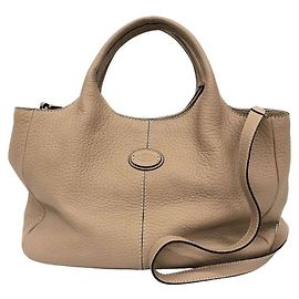 Tod's Leder-Tote-Bag in Beige