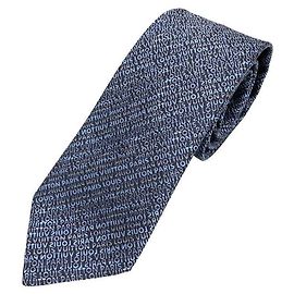 Louis Vuitton Blue-Gray Silk Cravat