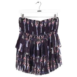 Isabel Marant Minirock aus Seide Schwarz