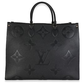 Louis Vuitton Black Giant Monogram Empreinte Onthego GM