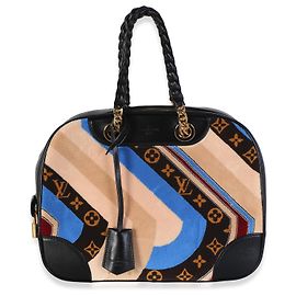 Louis Vuitton Black Multicolor Tuffetage Vanity Bowling Bag