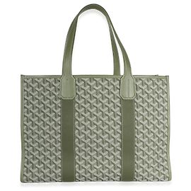 Borsa Tote Villette in tela Goyardine Khaki Goyard