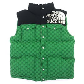 Gilet in piumino di cotone Gucci The North Face
