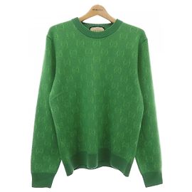 Camisola em jacquard de lã GG Gucci