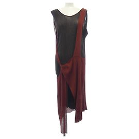 Vestido marrón Bottega Veneta