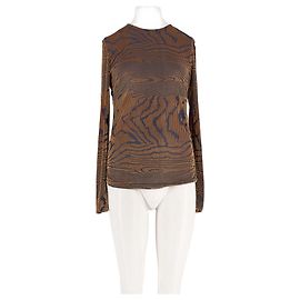 Autre Marque Top taglio dritto marrone STINE GOYA