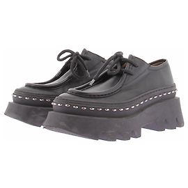 Autre Marque Zapatos Derby "Ariel" en cuero nappa negro