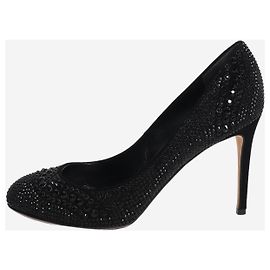 Gucci Schwarze Diamant-Absatzschuhe - Größe EU 39