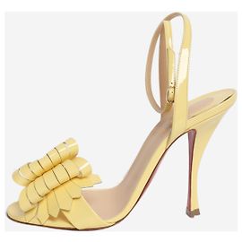 Christian Louboutin Tacchi Miss Valois gialli - taglia EU 39