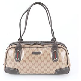 Sac à main cabas Gucci GG Crystal Sherry Line en cuir