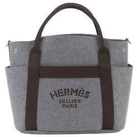 Hermès Hermes W Stamp Sac de Pansage Groom Leather Tote Bag