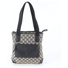 Gucci GG Canvas Leder Tote Bag