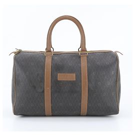 Borsa Boston in pelle con motivo a nido d'ape Christian Dior