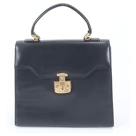 Bolsa de mão em couro Gucci Lady Lock
