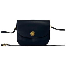 Céline Celine Vintage Starball Logo Hardware Leder Mini Schultertasche