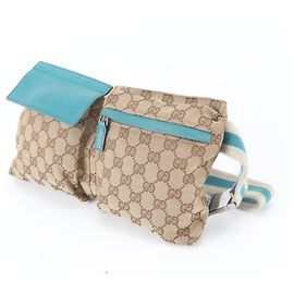 Sac banane 2-en-1 Gucci GG Canvas et cuir