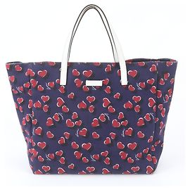 Gucci Heartbeat All-Over Print Tote Bag