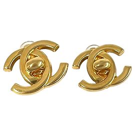 Orecchini CHANEL Vintage motivo Coco Mark Turnlock