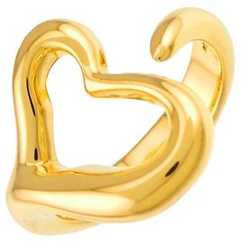 Autre Marque Bague anneau cœur Tiffany & Co. en or jaune 18K