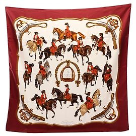 Hermès Lenço Hermes Carre 90 Reprise