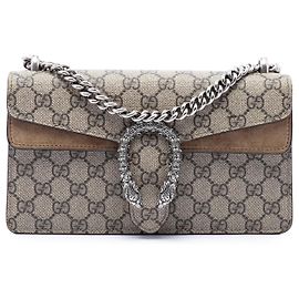 Gucci Beige Medium GG Supreme Dionysus Crossbody