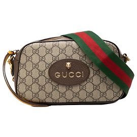 Gucci Beige GG Supreme Web Neo Vintage Crossbody