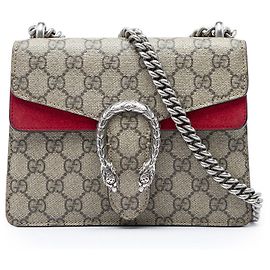 Gucci Beige Small GG Supreme Dionysus Crossbody