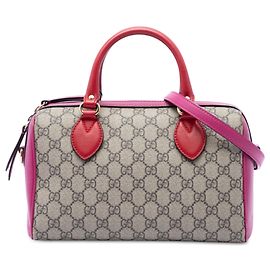 Gucci Beige Small GG Supreme Satchel