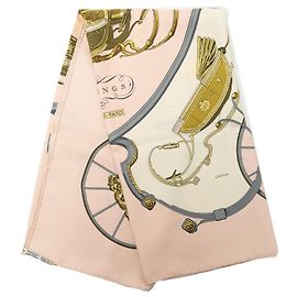 Hermès Pink Springs Seidentuch 90