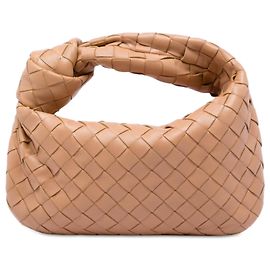 Bottega Veneta Mini Jodie aus Nappa Intrecciato Braun