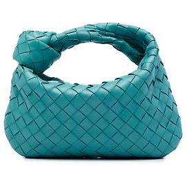 Bottega Veneta Mini Jodie en Nappa Intrecciato Azul