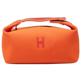 Custodia Hermès Orange Small Toile Bride A Brac