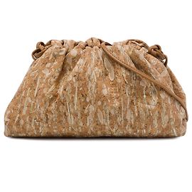 Bottega Veneta Brown Cork The Mini Pouch Crossbody