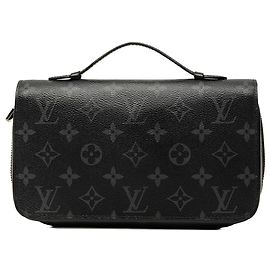 Louis Vuitton Black Monogram Eclipse Zippy XL Wallet