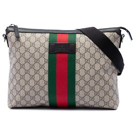 Gucci Beige GG Supreme Web Crossbody