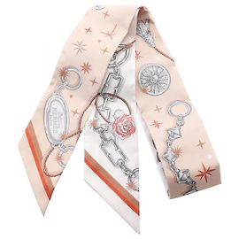 Hermès Hermes Twilly C'EST LA FETE Ribbon Scarf
