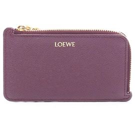 Loewe Purple Leather Card Case