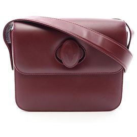 Borsa in pelle Bordeaux Cartier Must Line