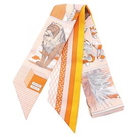 Hermès Hermes Twilly GRAND THEATRE NOUVEAU Seidentuch