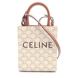 Céline Bolsa Celine Mini Vertical Cabas Triomphe