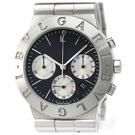 Bulgari Orologio Bvlgari Diagono Chronograph Steel Quartz da uomo CH35S