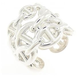 Anel Hermès Chaine d'Ancre Enchainée