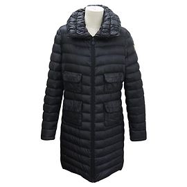 MONCLER MITTLANGER DAUNENMANTEL ZEIA T3 42 40 M 020934931550 SCHWARZ COAT