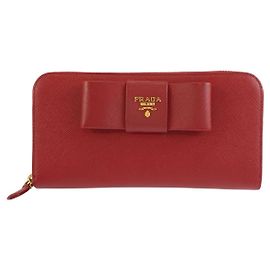 Carteira Longa Prada Saffiano Ribbon