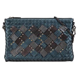 Bolso de hombro Bottega Veneta Intrecciato Studs Chain