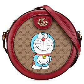 Bolsa Tiracolo Gucci Doraemon Mini GG Supreme