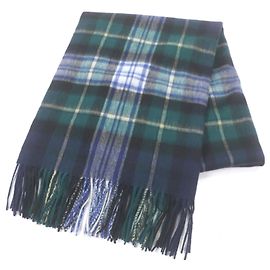 Autre Marque Cachecol de cashmere xadrez Tartan Johnstons of Elgin