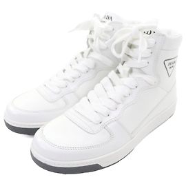 Prada 1T638M High Cut Sneaker aus Leder